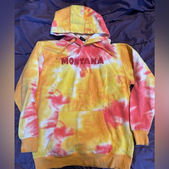 Tie dye Montana hoodie size medium beautiful colors - Picture 5 of 5